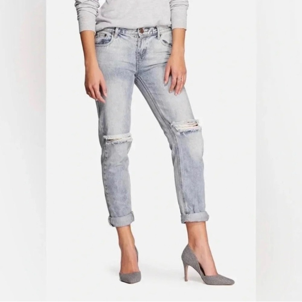One Teaspoon Jeans | One Teaspoon Awesome Baggies Jeans Blue Blossom Light Wash